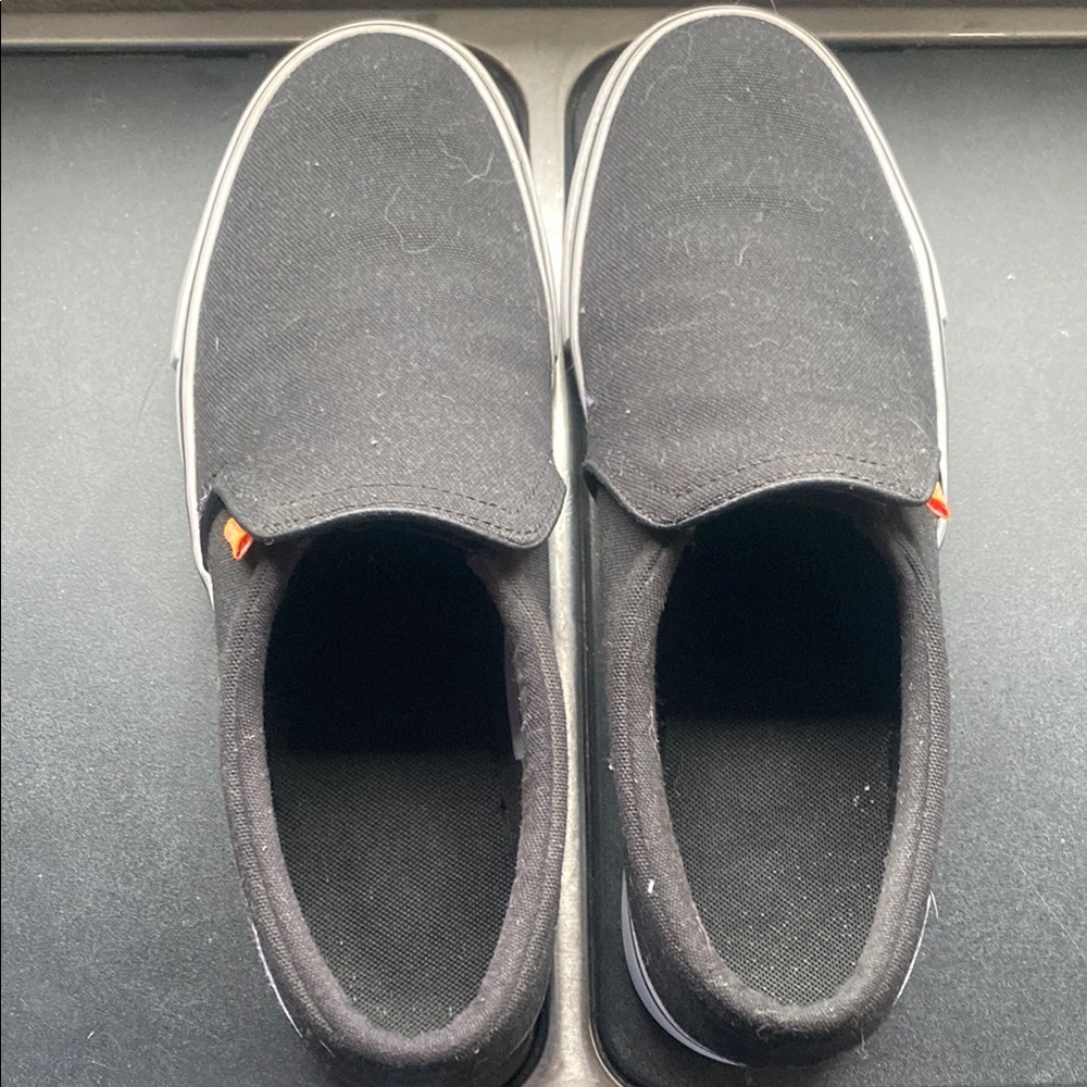 Black Slip-On Canvas Shoes - Nike